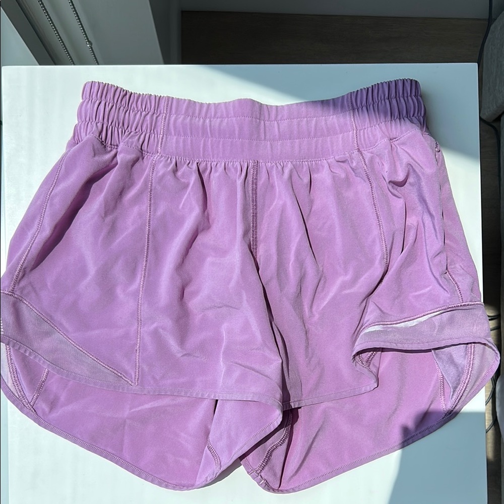 Lululemon Purple Hotty Hot Shorts Lightweight - perfect condition